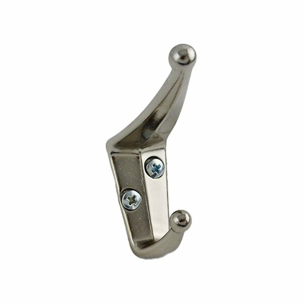Ives Commercial Aluminum Coat and Hat Hook Bright Nickel Finish 405A14